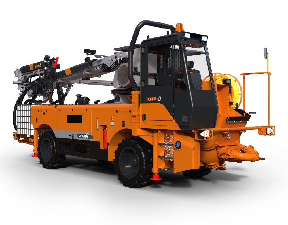 Imagen de Shotcrete robotizado MAMBA