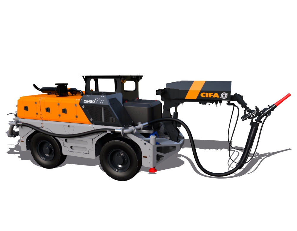 Imagen de Shotcrete robotizado DINGO