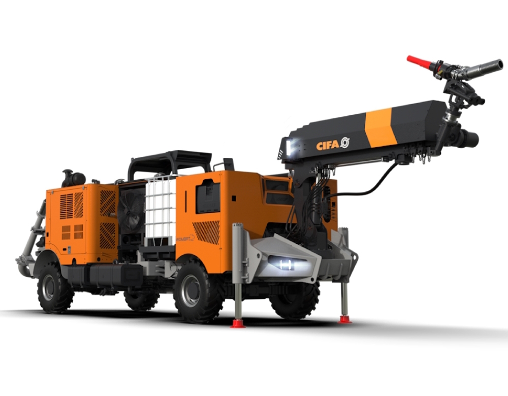 Imagen de Shotcrete robotizado WOMBAT